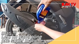 LEXI PAKAIOLI SUPERMATIC | ganti oli motor Yamaha Lexi dengan oli Yamahalube super matic|BJM1TV