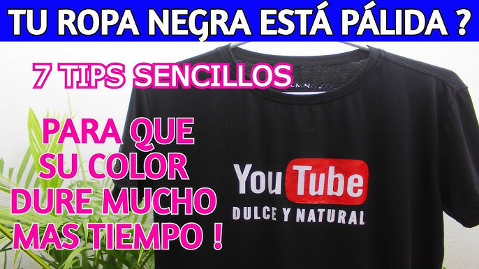 Trucos para mantener el negro de la ropa  - YouTube