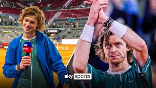 "If not, then I'm STUPID" 😅 | Is a calm Andrey Rublev good enough to win grand slams?