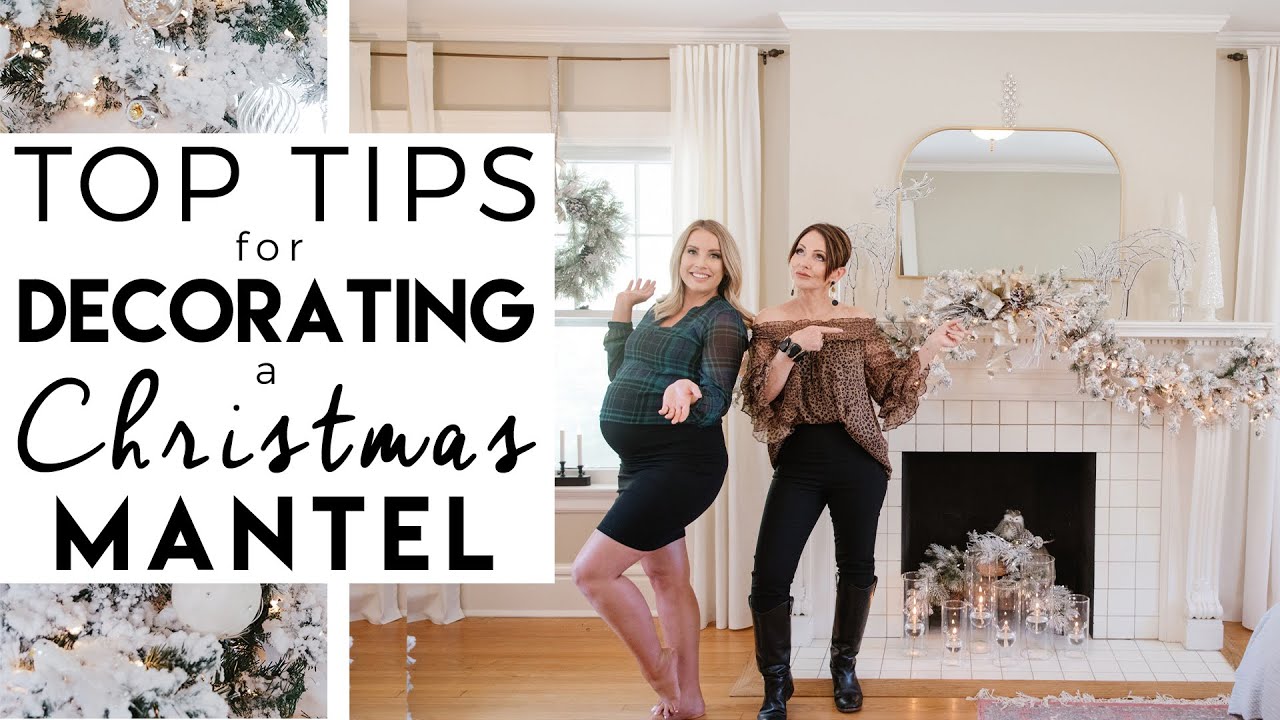 CHRISTMAS DECORATING 2020 | Tips for Decorating a Fireplace Mantel ...