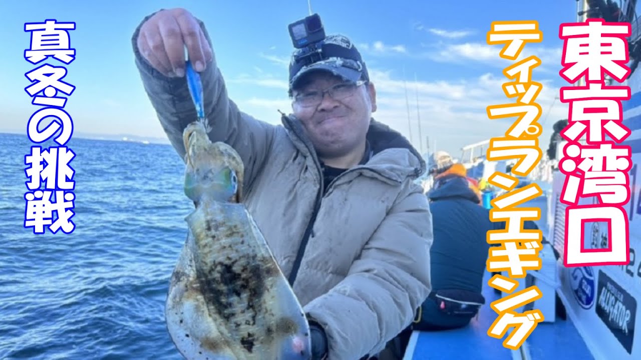 ティップランエギング】三浦 剣崎発 東京湾口 アオリイカ キロアップを
