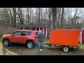 Homemade teardrop camper