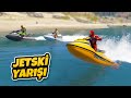 Hızlı JetSkiler ile Denizde Eğlenceli Yarış Yapıyoruz - GTA 5