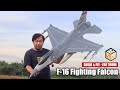 Making  F-16 RC Jet 70mm EDF with Foam - DIY Build and Fly