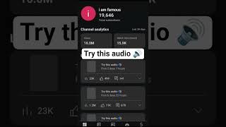 Try this audio 🔊 5.8M views secret settings