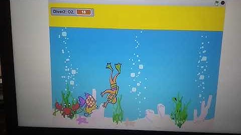 I made Underwater Game on Scratch 2!