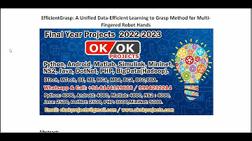 EfficientGrasp A Unified Data Efficient Learning to Grasp Method for Multi Fingered Robot Hands