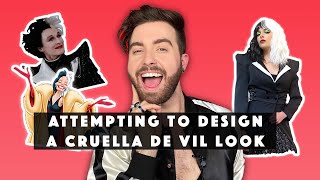 Making a Cruella De Vil Inspired Dress