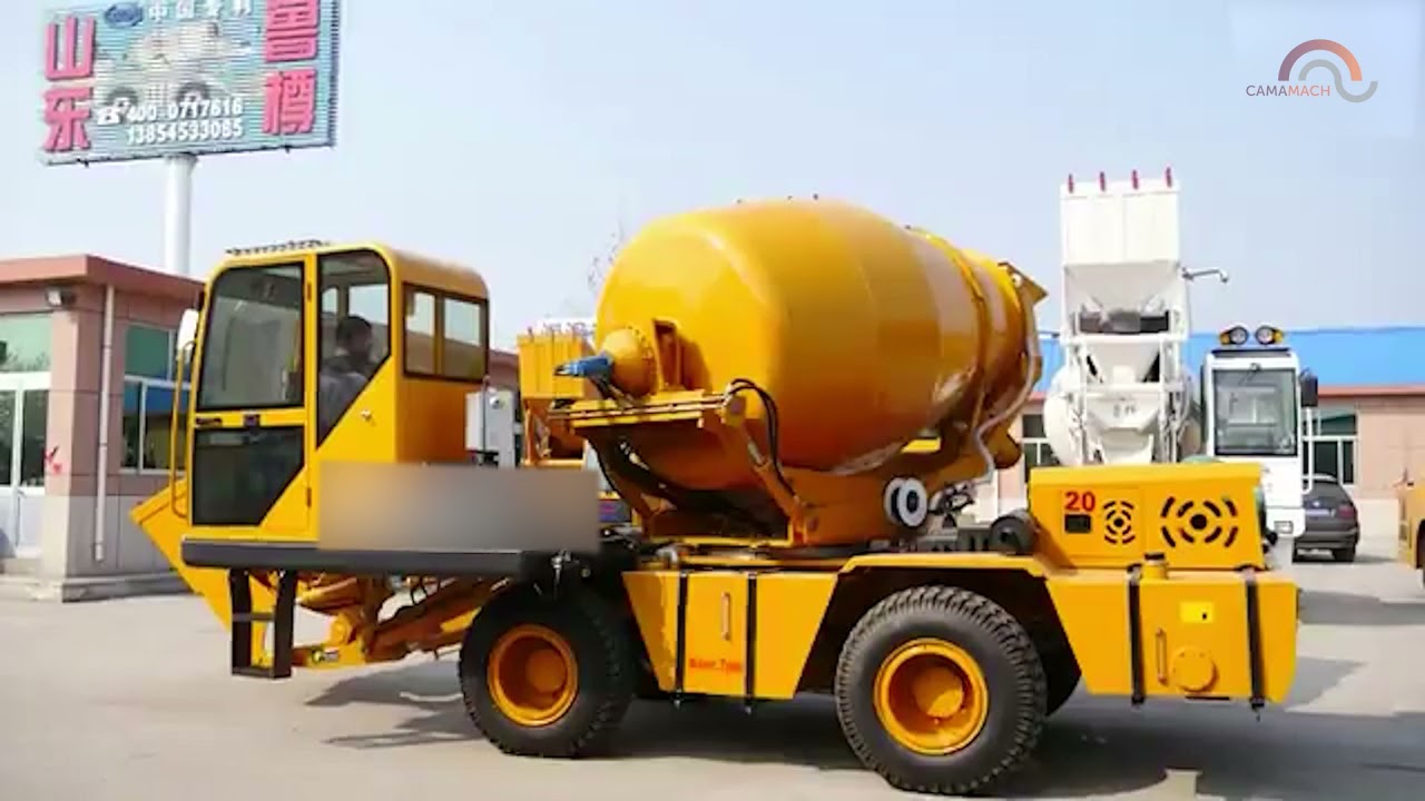 Self Loading Micro Aggregate Concrete Sand Cement Mixer Truck Self