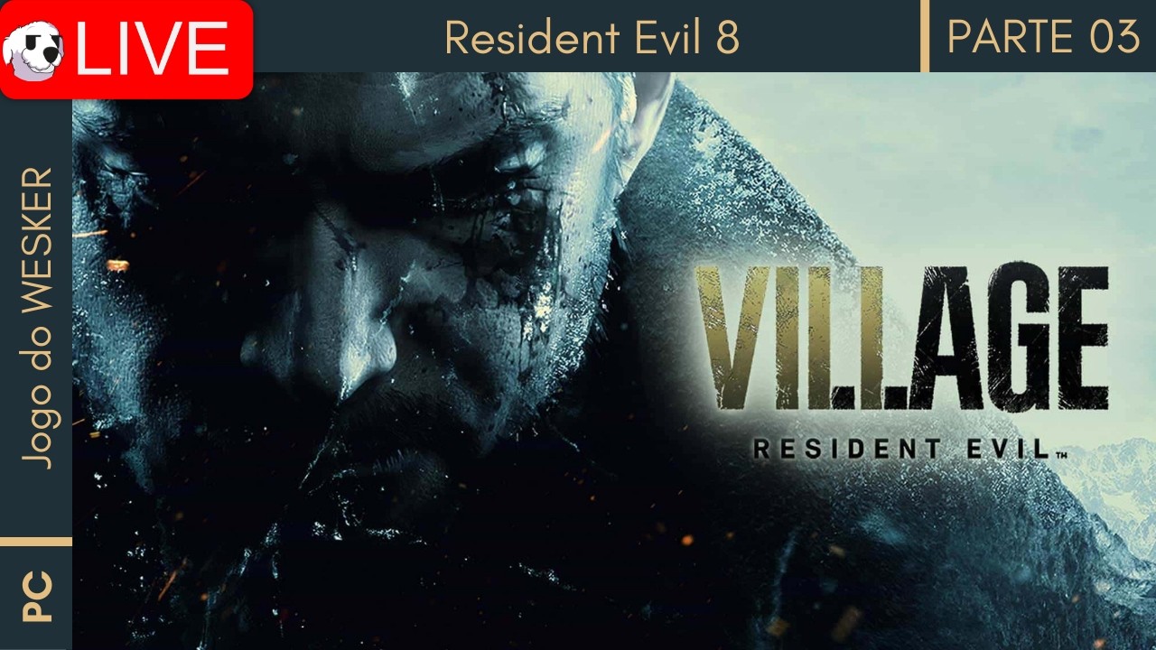 Maratona - Resident Evil 8 - PRIMEIRA VEZ neste Jogo - INTENSO - !pix !discord