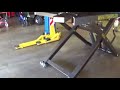 Titan SL6600 Scissor Lift automotive mid rise car lift.