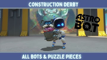 Where to Find All Bots & Puzzle Pieces in Construction Derby - Astro Bot - PS5