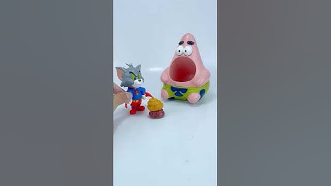 Satisfying Review Tom, Patrick Star Miniature Toys ASMR Videos #tomandjerry #cat #tom #patrick #toys