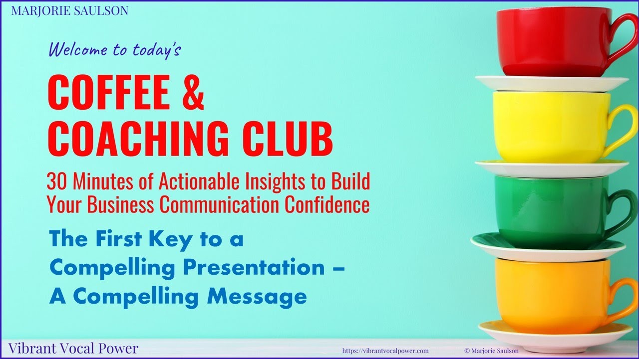 The First Key To A Compelling Presentation