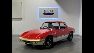 Career Overview 1972 Lotus Elan Sprint for sale *Walkaround and start up*