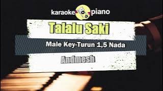 Terlalu Saki - Karaoke - Male Key   Turun 1,5  Nada - Andmesh