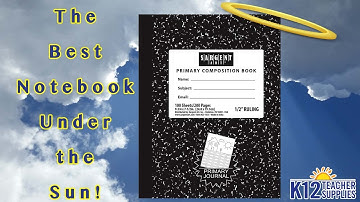Best Composition Notebook - Elementary Notebook - Marble Notebook