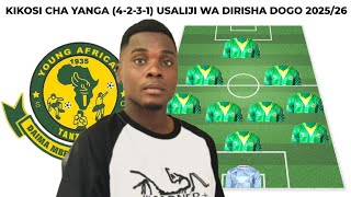 HIKI NDIYO KIKOSI KIPYA CHA YANGA KWENYE MFUMO (4-2-3-1) UKIKAMILIKA USAJILI WA LUÍS MIQUISSONE