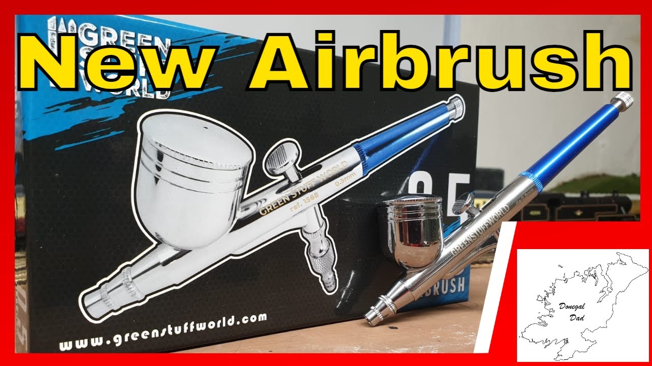 106 New Airbrush, Disassembly, Paint Mixing and Cleaning. - YouTube
