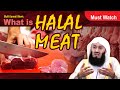 What is exactly halal meat  best speech  mufti ismail menk