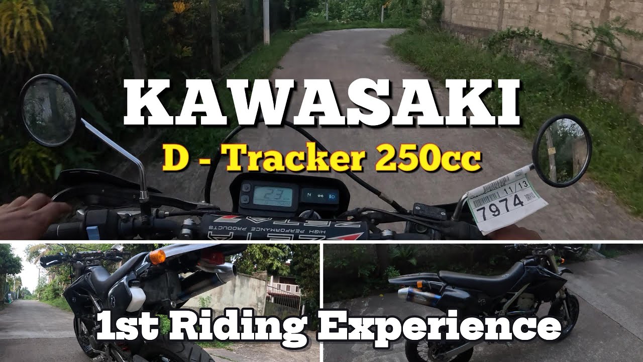 Kawasaki D-Tracker 250cc / Первый опыт езды