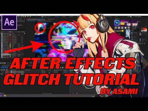 After Effects Glitch Tutorial / One Frame Glitch Tutorial / Cyberpunk Glitch Tutorial (EN/RU subs)