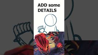 Pokemon Fan Art! Drawing Groudon Dino Boi 🐱‍🐉#shorts #cuteart #pokémon #pokemon