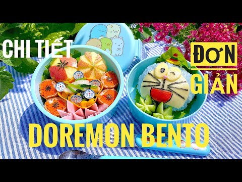 #DoremonBento  Cách làm Bento Doremon đơn giản chi tiết dễ hiểu nhất! Hướng dẫn làm Bento Doremon#02