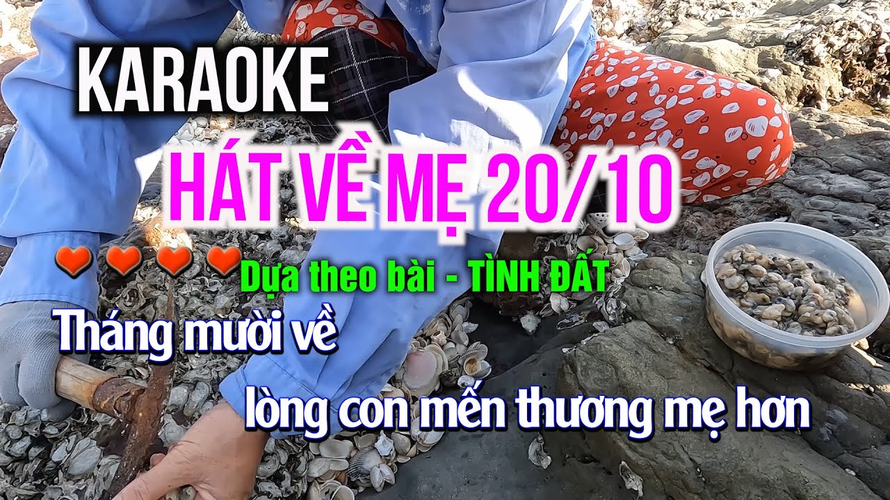 HÁT VỀ MẸ 20/10 - Karaoke - nhạc chuẩn