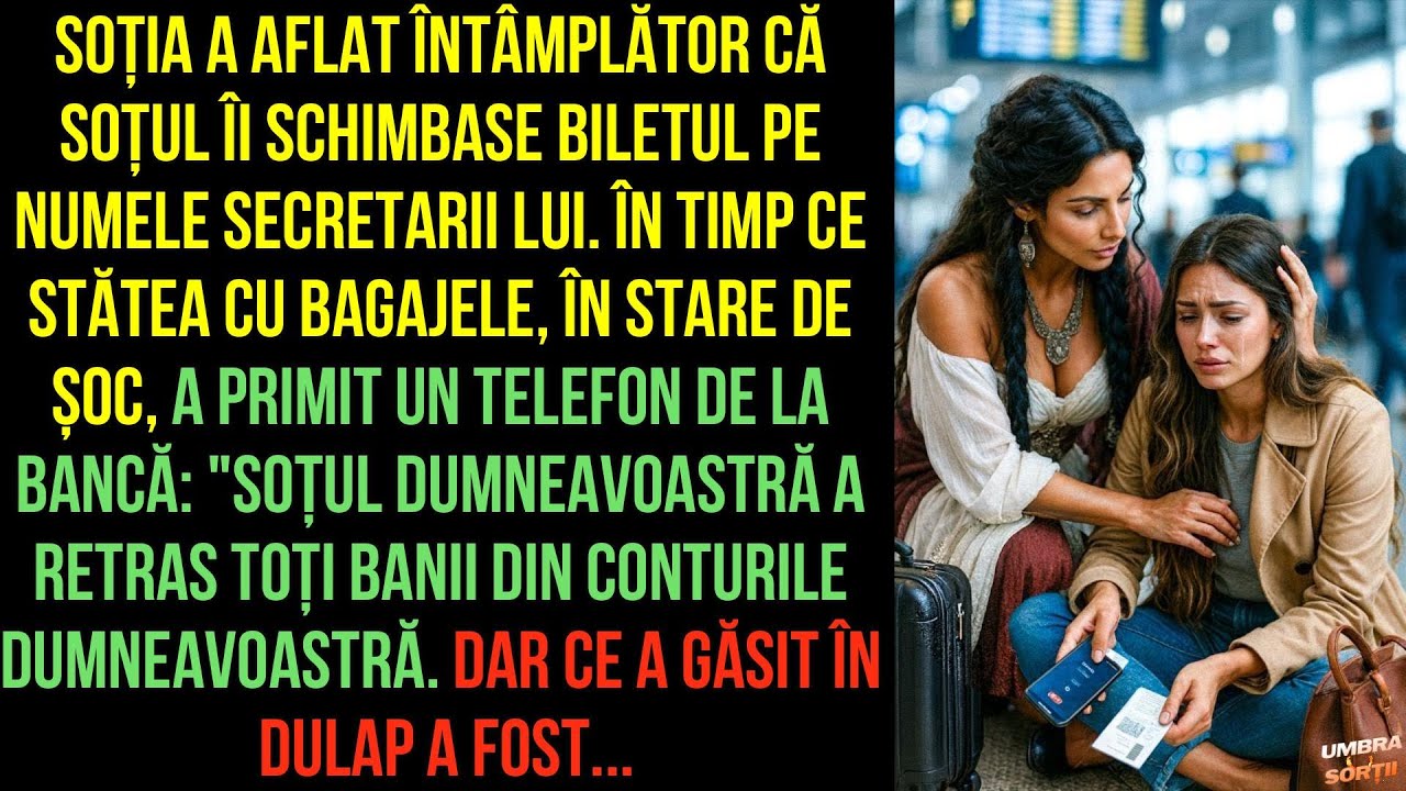 SOȚIA A AFLAT CĂ SOȚUL ÎI SCHIMBASE BILETUL PE NUMELE SECRETARII LUI.dar ce a găsit în dulap a fost.