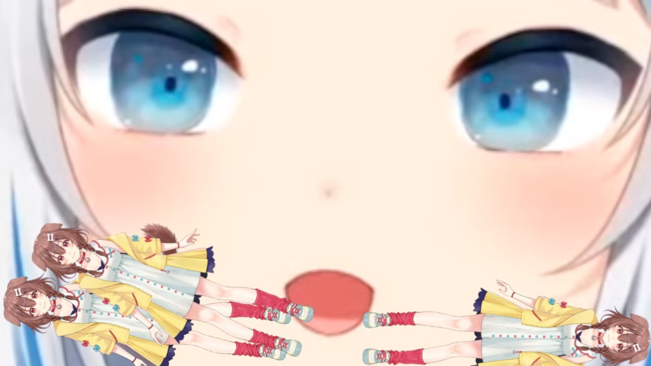 Merciless Gura kills helpless doggos in front of her dad