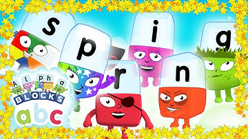 Alphablocks - Can You Spell SPRING? | Phonics | Learn to Read