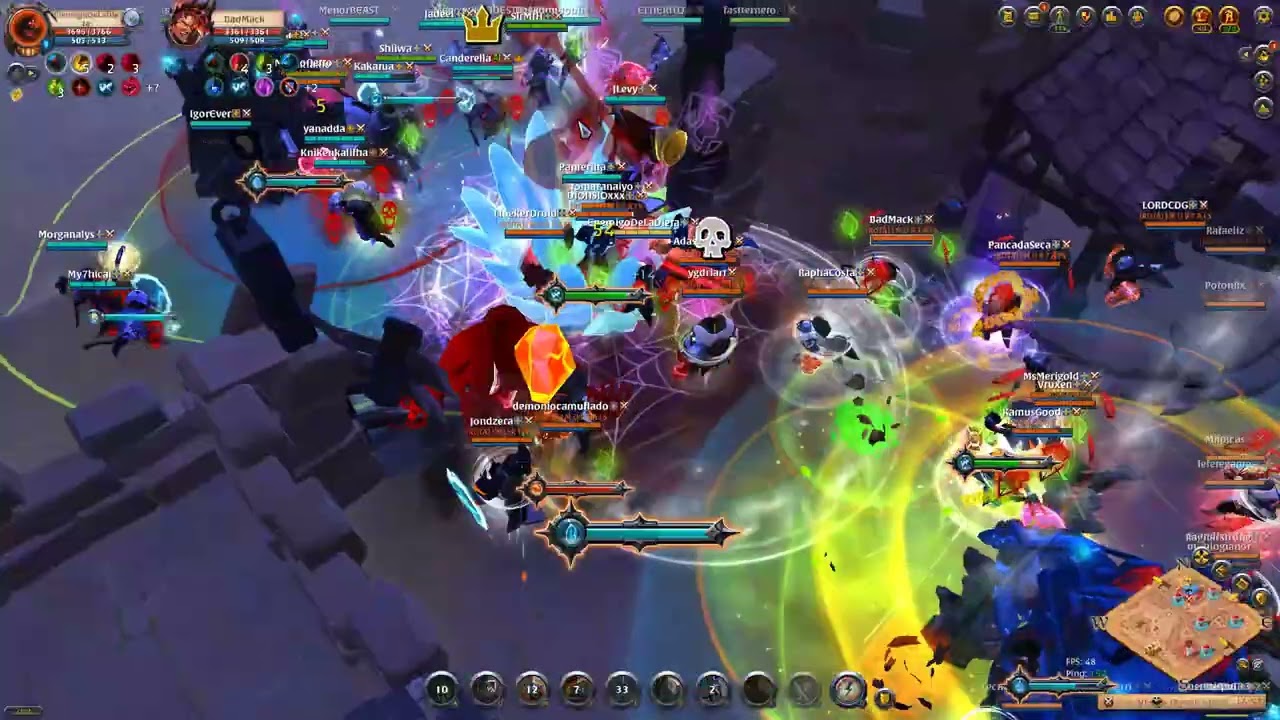 Castle Fight Pivas (7%) vs Inmortais (15%) - Call Canderella - 1 H Hammer Pov