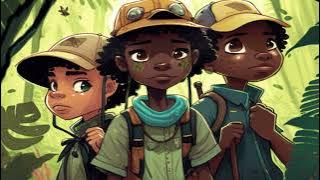 The Triplets' Treasure Hunt in the Rainforest -Kids audiobook