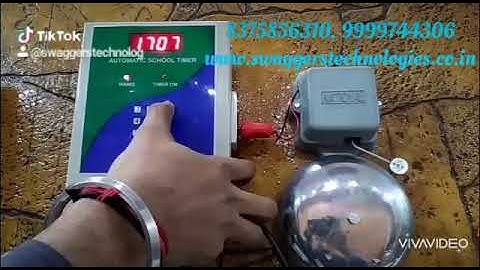 Swaggers Automatic School Bell System🏢