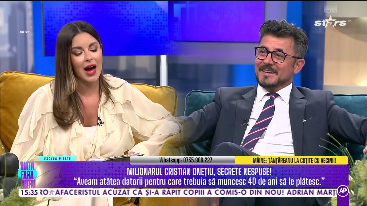 CRISTIAN ONEȚIU, SECRETELE MILIOANELOR DIN SPATELE CELOR 4 FALIMENTE! "Am fost prost"