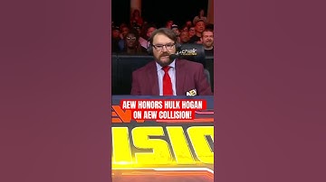 AEW HONORS HULK HOGAN ON COLLISION!