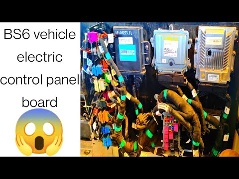 BS 6 vehicle wiring diagram.bs6 vehicle electrical control panel bord. Delphi ems 24v,Bosch dcu.auto