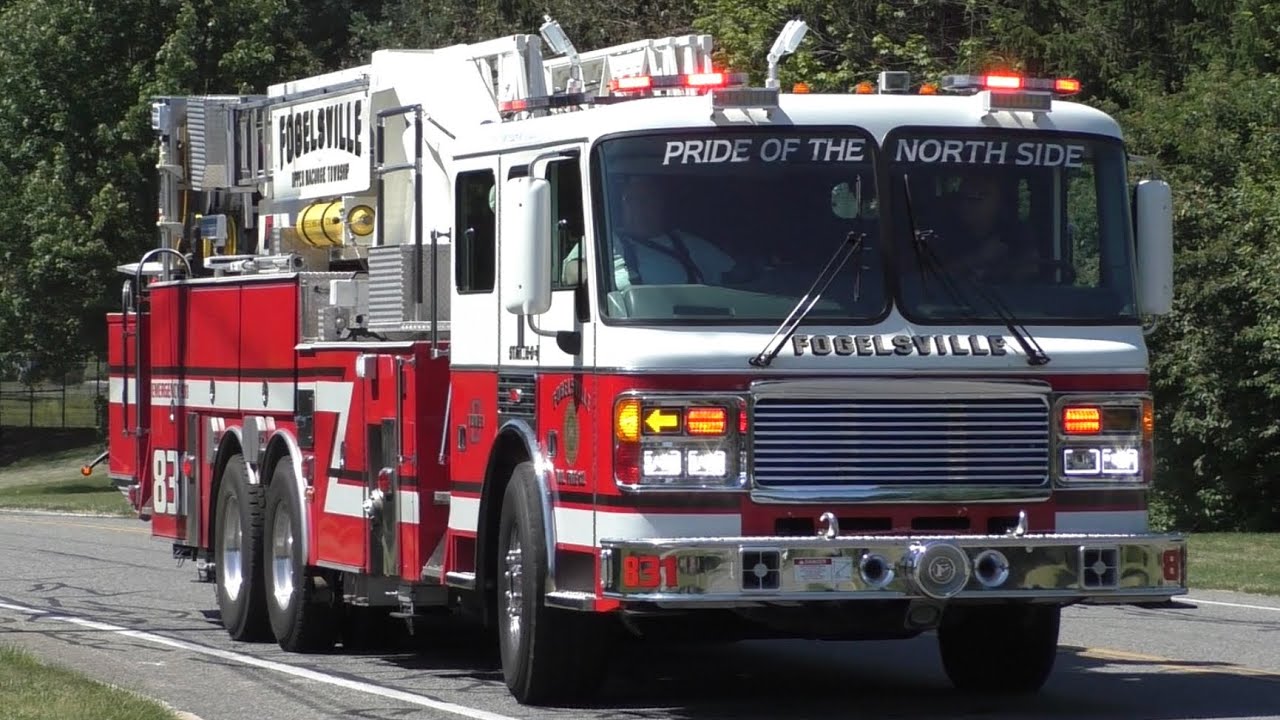 Fogelsville Fire Company Engine 811 & Truck 831 Responding 7/29/20