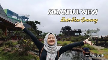 SIGANDUL VIEW Temanggung: Coffee & Resto View Gunung! Ada Jembatan Kaca, Villa, dan Wahana Keluarga!
