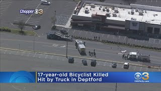Police: 17-Year-Old Bicyclist Hit By Truck, Killed In Deptford