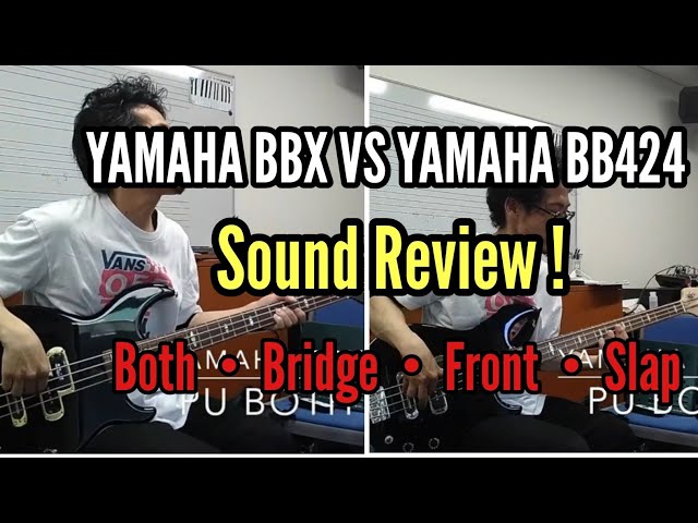 YAMAHA BBX VS YAMAHA BB424 Sound Review！ - YouTube