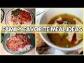 EASY FAMILY FAVORITE MEALS | What’s for Dinner #416 | 1-Week of Dinner Ideas