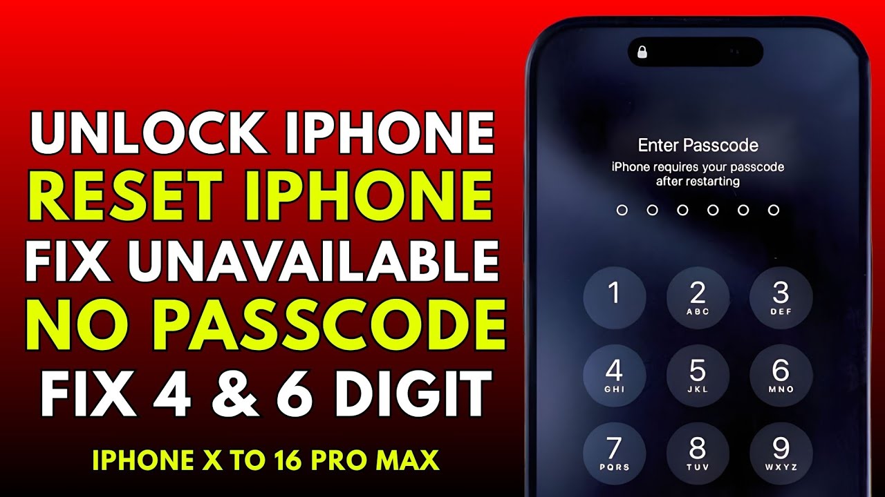 Forgot iPhone Passcode? Remove It Without Computer (iPhone X–16 Pro Max ...