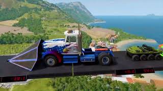 VERY BIG TRAMPOLINE HEIGHT CHALLENGE! 100-METER HEIGHT CHALLENGE - BeamNG.drive