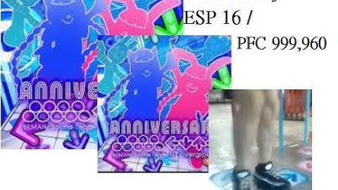 [DDR A20] ANNIVERSARY ∴∵∴ ←↓↑→ (ESP 16 / PFC 999,960)