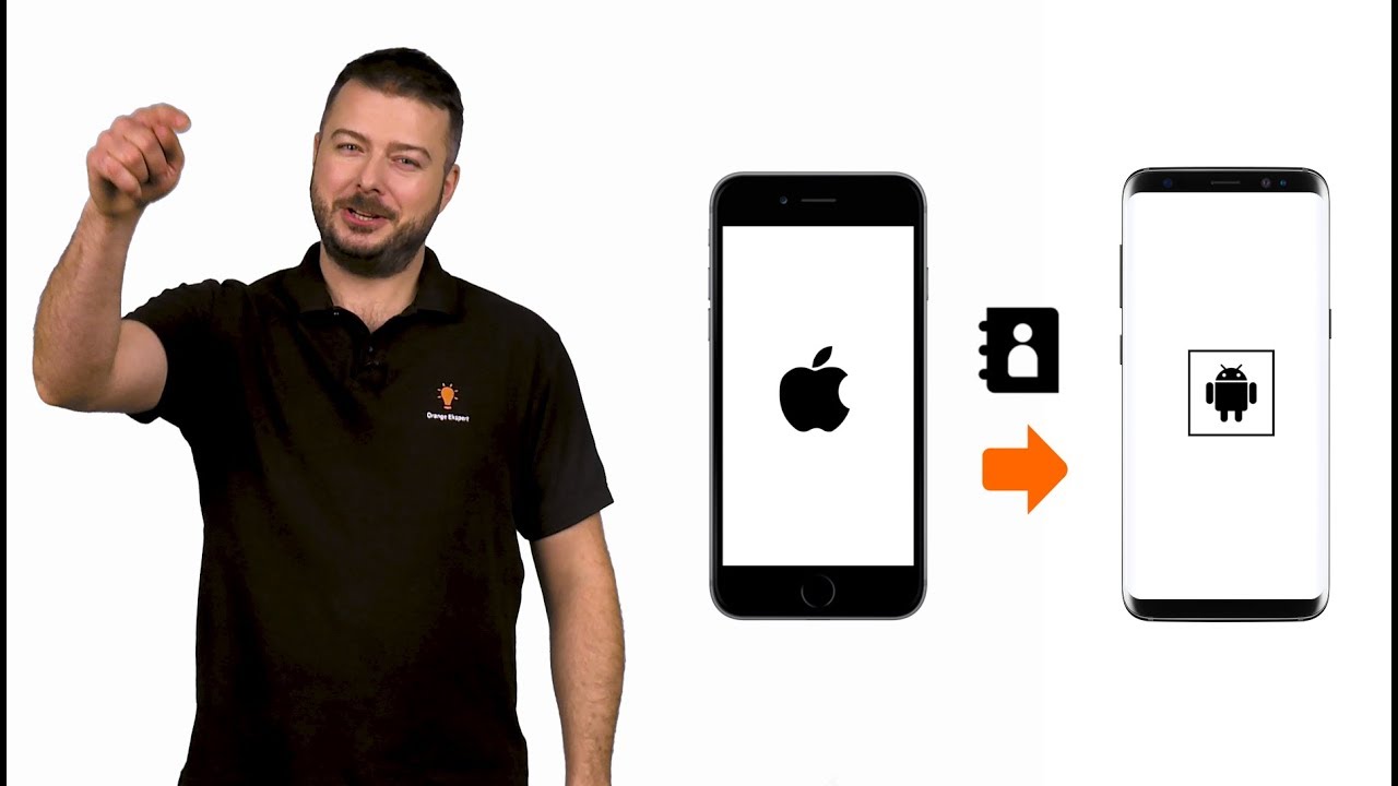 Orange Ekspert Jak Przeniesc Kontakty Z Iphona Na Androida Youtube