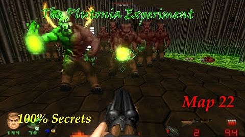 Brutal Doom v22 Test 7a | The Plutonia Experiment | Map 22 Gameplay [100% secrets]