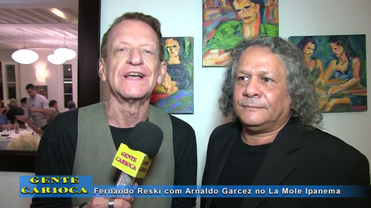 Arnaldo Garcez com Fernando Reski no La Mole Ipanema digitalização de processos judiciais