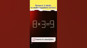 Мatchstick puzzle №456 Remove 2 sticks to make equation correct